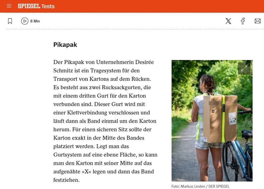 PIKAPAK x DER SPIEGEL
