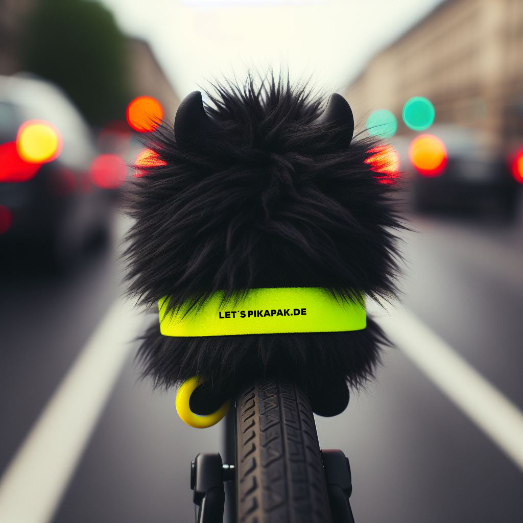 PIKAPAK | Neon Yellow Snap Band - Fahre sicher, fahre sichtbar!