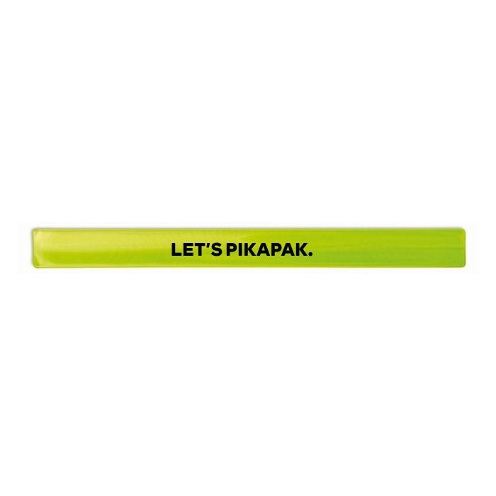 PIKAPAK | Neon Yellow Snap Band - Fahre sicher, fahre sichtbar!